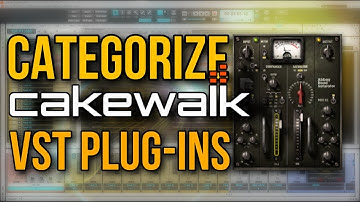 How To Categorize VST Plugins In Cakewalk #cakewalk #cakewalkbybandlab #vst #plugin #mixing