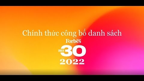 Top 30 danh giá của forbes cua vn năm 2024