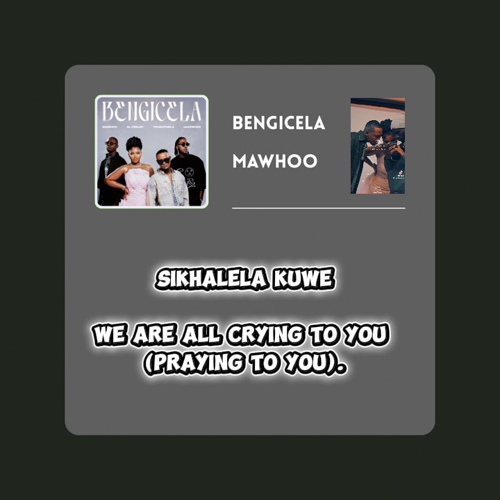 Bengicela by GL_Ceejay, MaWhoo, and Thukuthela (Lyrics)