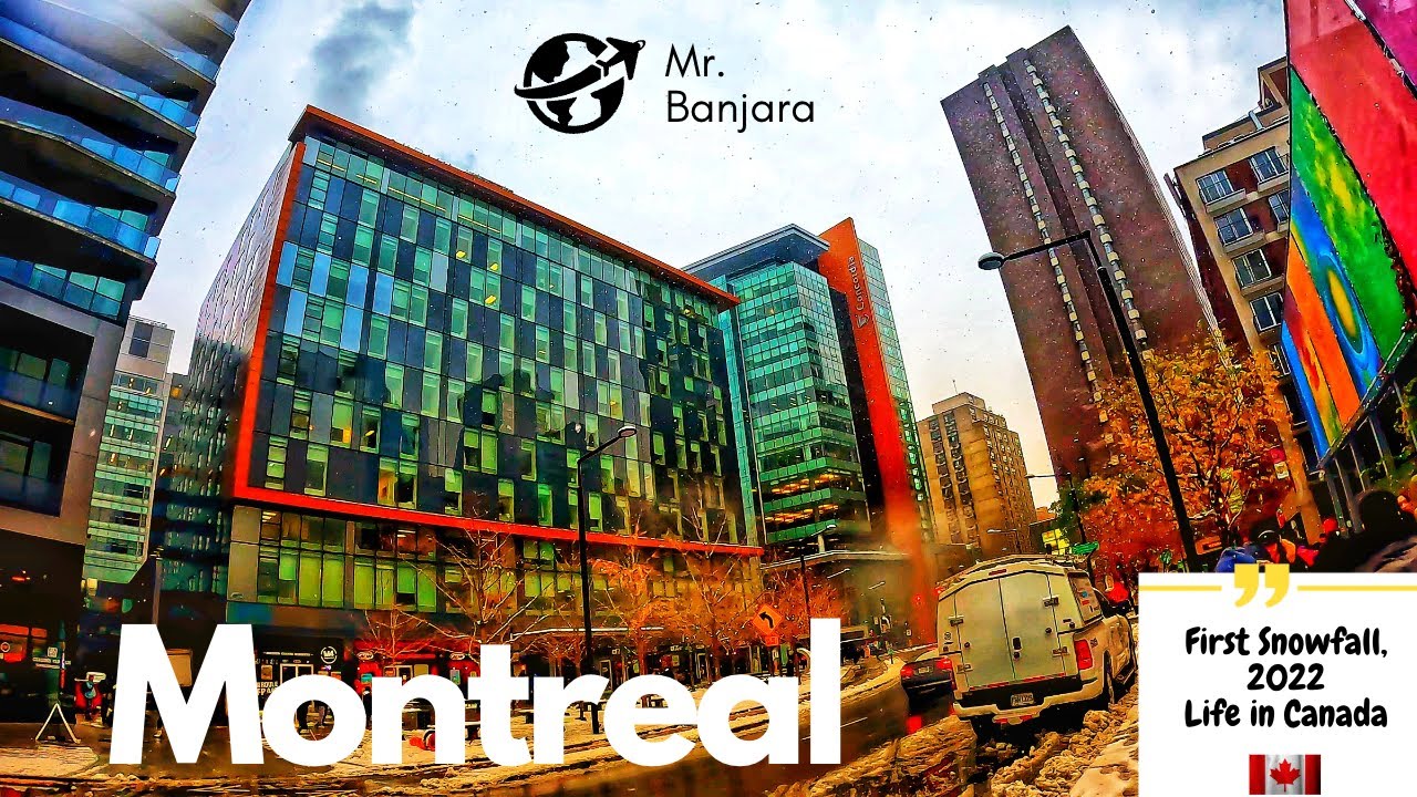 A day in life of an Indian student at Concordia | First Snowfall in Montreal 2022 |