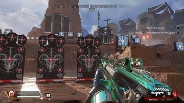 When you spend too much time in the shooting range in apex legends