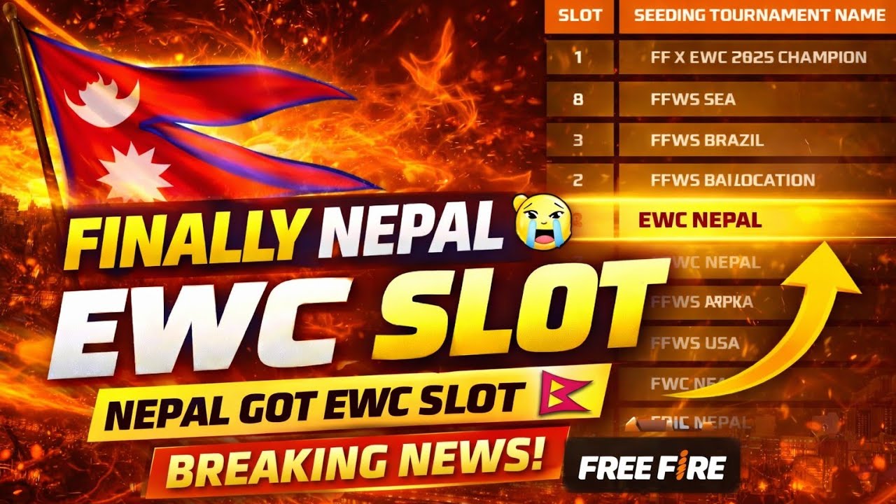 HUGE NEWS! Nepal Gets Official EWC 2026 Slot 😳🇳🇵 | Stroex FF Reacts!