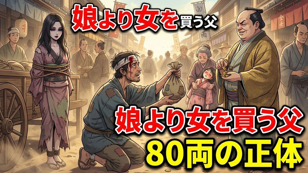 「娘の命より女を買うか！」80両で買った謎の女の正体と逆転劇