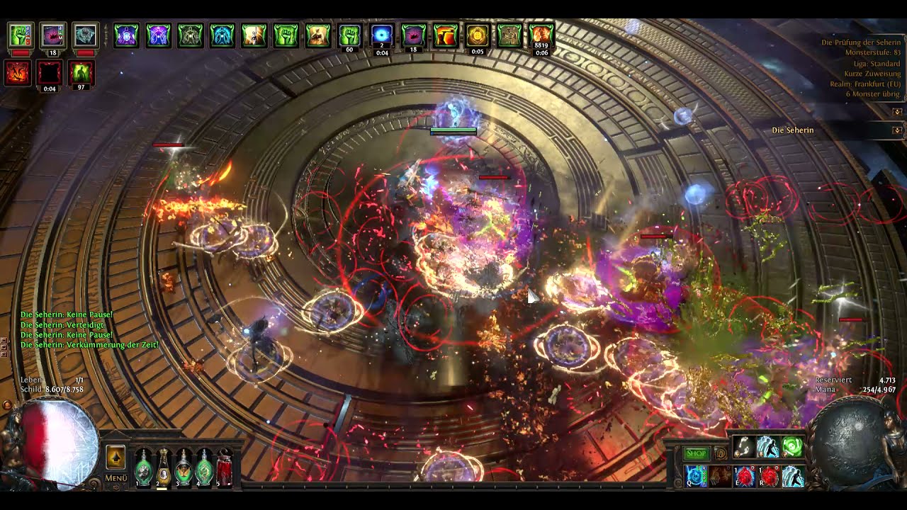 Path of Exile Maven 10 bosses encounter Agonyca Arachnophobia allstars HOA