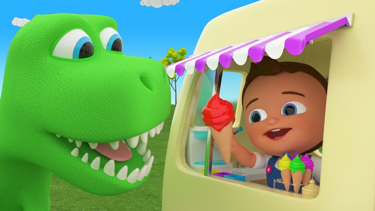 Dinosaur eat Color Ice Creams Little Baby Fun Play ...