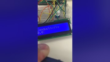 DIY Conductivity Sensor Prototype in Action