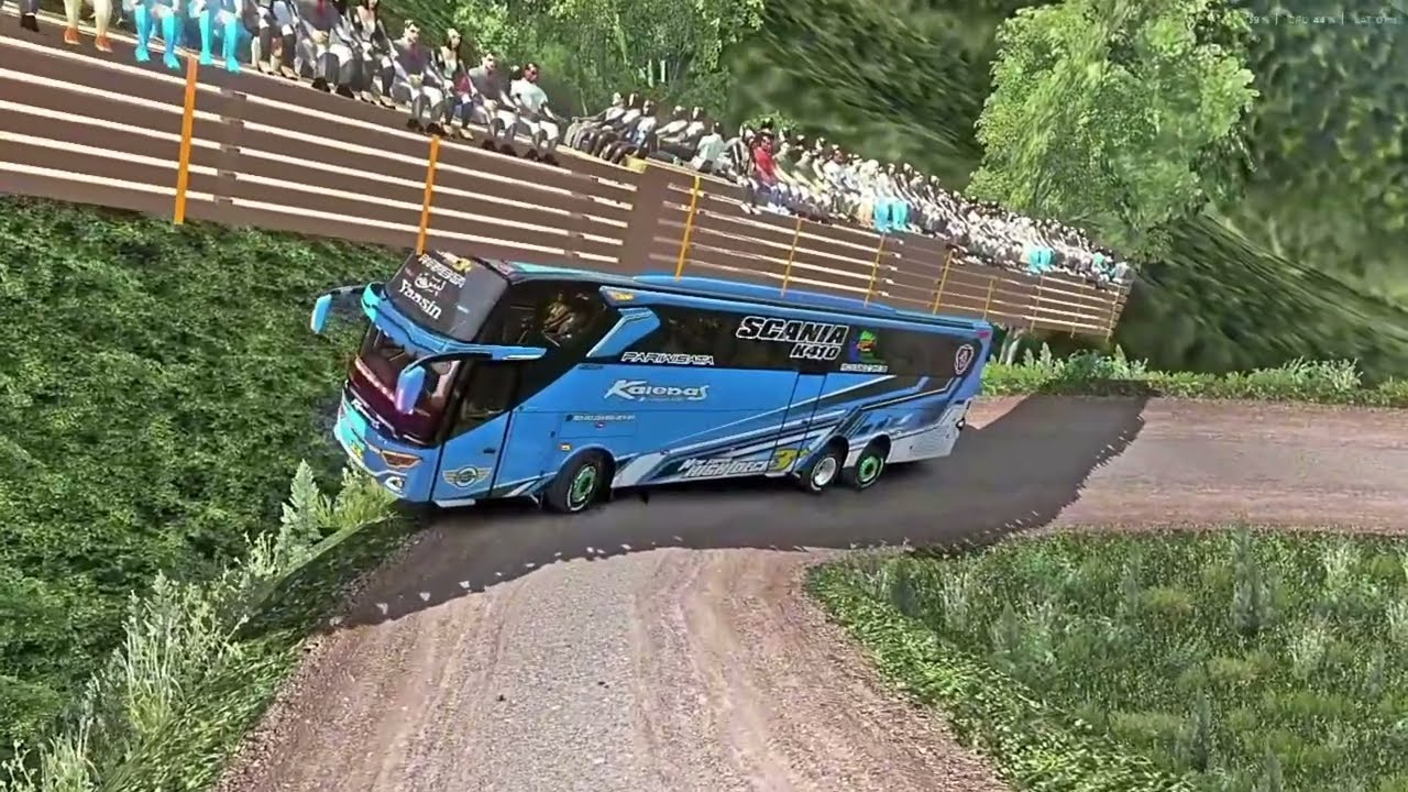 A Bus Journey Through Thin Air Roads - Euro Truck Simulator 2