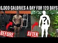 I ate 6,000 CALORIES A DAY for 120 DAYS and this is what happened...