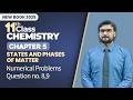 11th Class Chemistry Chapter 5 | Numerical Problems | Question no. 8,9 | Class 11th New Book 2025