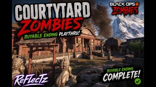 My First Custom Zombies MAP COURTYARD! (Black Ops 3)