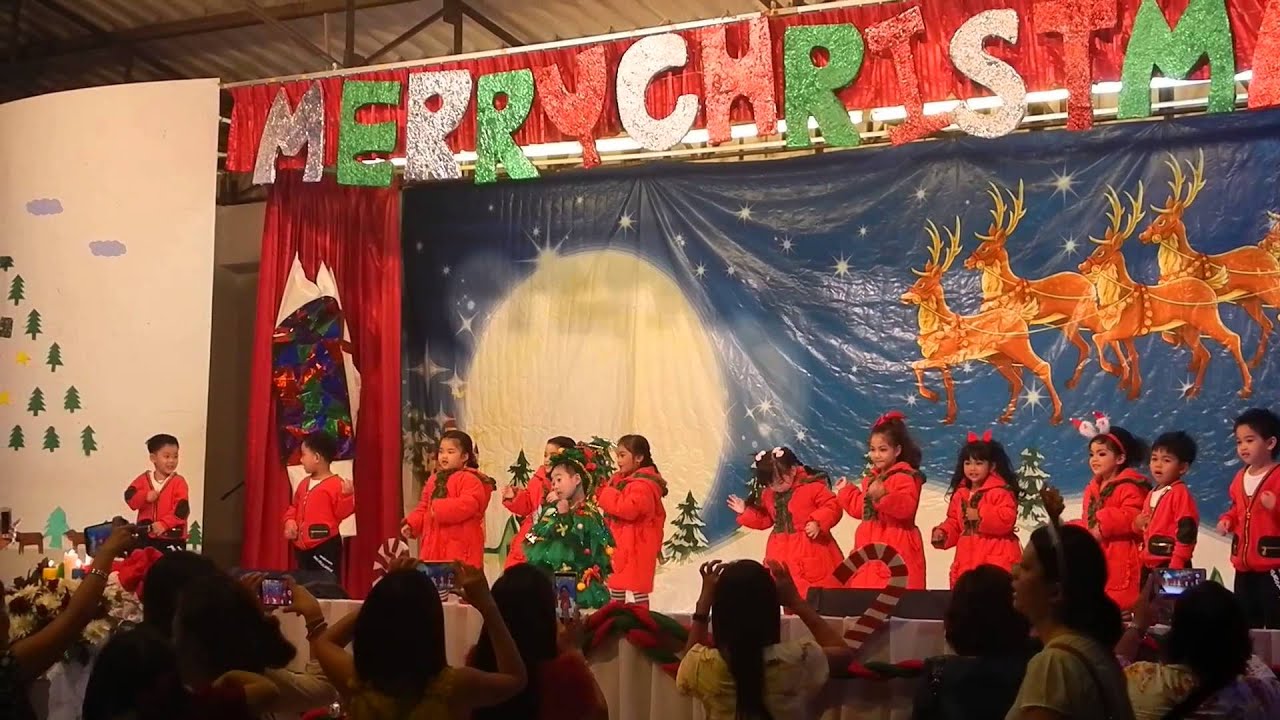 Kindergarten dance Rockin Around the Christmas Tree YouTube