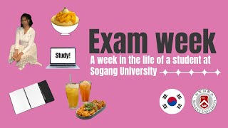 Exam week at Sogang University ㅣ 중간고사 뷔로그