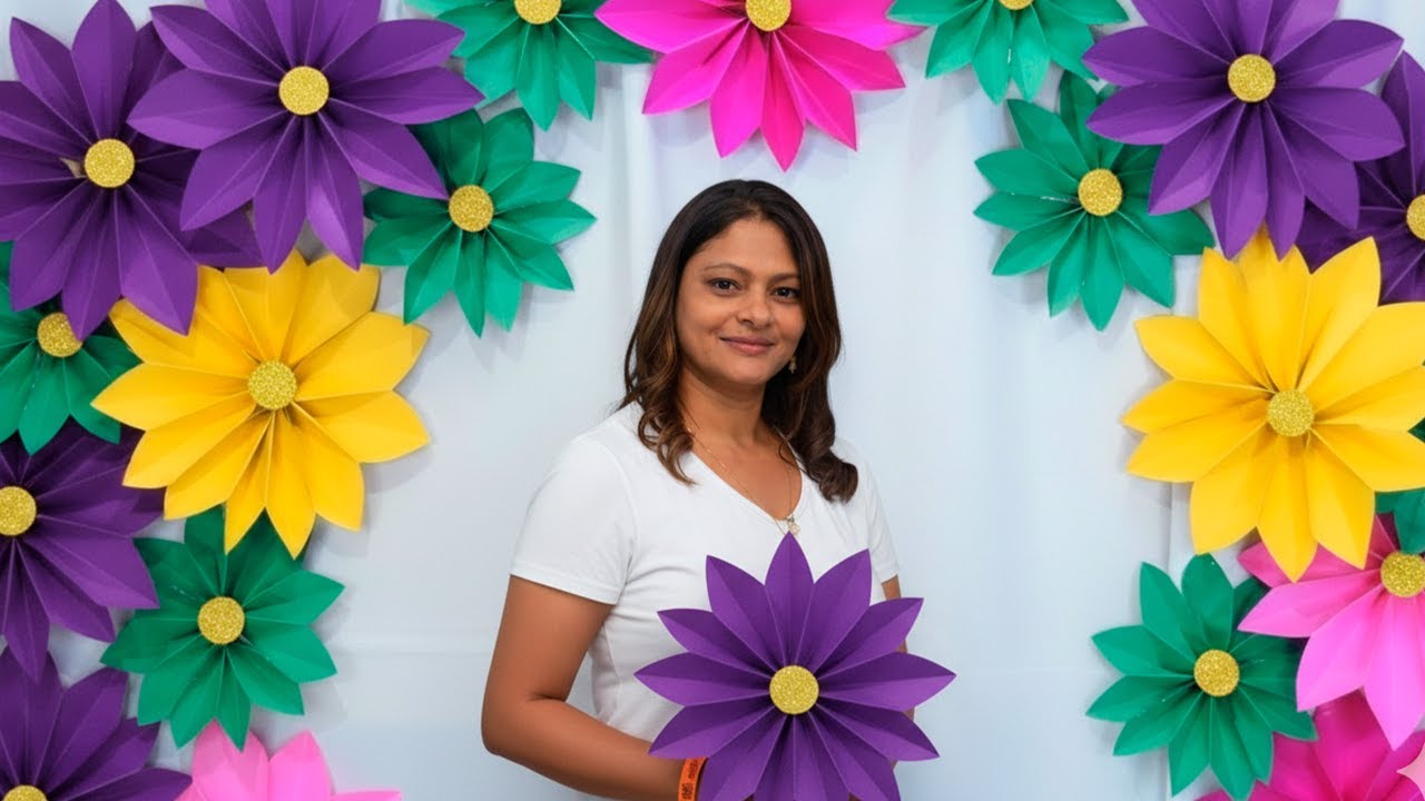 Como Fazer Uma FLOR GIGANTE em Minutos – Decoração LINDA e FÁCIL [DIY]