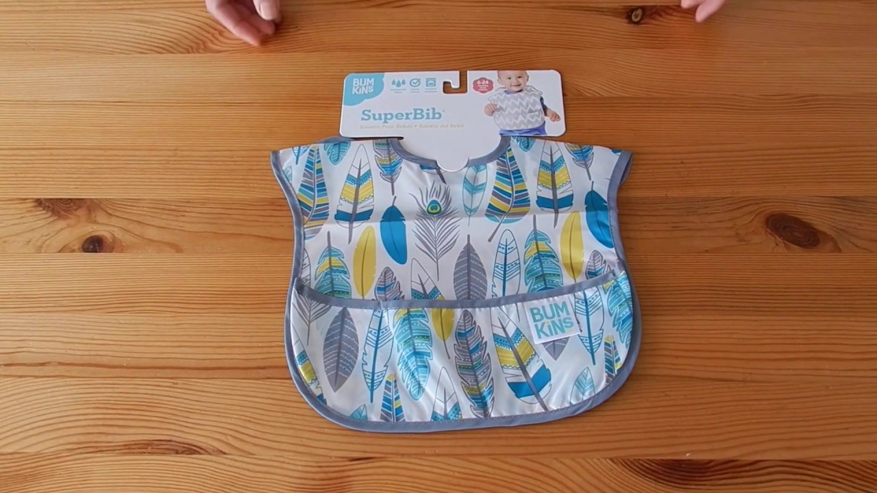 Bavoir Bebe Impermeable Et Souple Motif Plumes Youtube