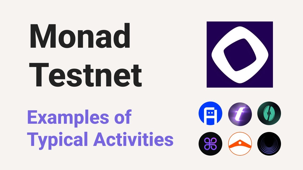 Monad Testnet: How to Complete Typical Activities - YouTube