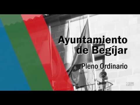 Pleno Ordinario Begíjar · 6.9.2017