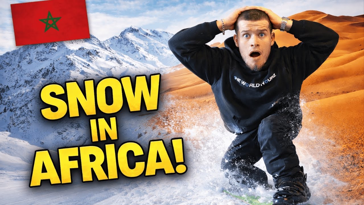 I survived 24 hours in Africas harshest snow! EP 3: Atlas Mountains