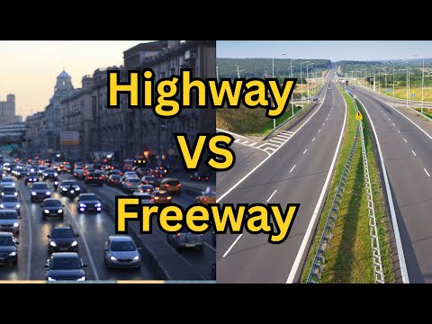 Highway vs Freeway: What's the Difference? #highway  #facts #didyouknow
