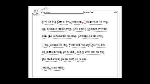 Fred the Frog - Fundations Unit 9 - Google Slides