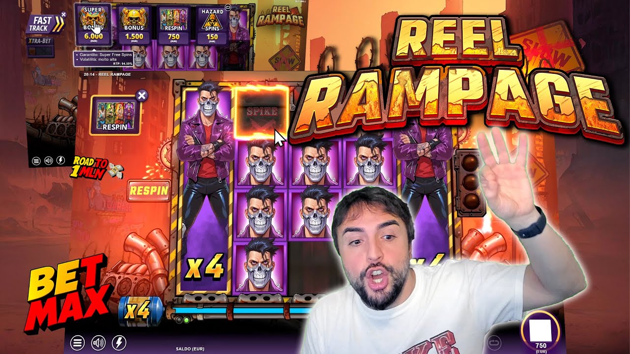SPIKE SLOT ONLINE 🔴 - La furia di REEL RAMPAGE 🚧🎰 Acquisti SUPER BONUS e BET MAX 🤑 |ROAD TO 1 MLN💸|