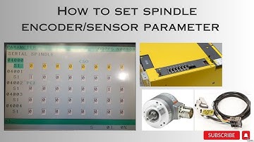 spindle encoder type and parameter #fanuc#industries #cnc