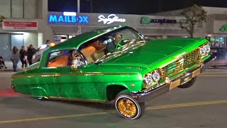 Lowriders TAKE OVER Van Nuys Blvd! Los Angeles California