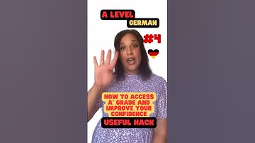 A LEVEL GERMAN - tips HOW TO GET an A* and improve your grade | #alevelgerman #germanalevel #alevels