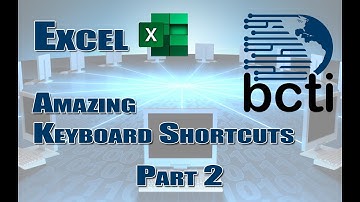 Microsoft Excel - Keyboard Shortcuts - Part 2