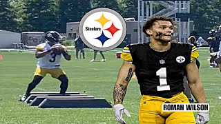 Pittsburgh Steelers OTA’s DAY 6 HIGHLIGHTS: Roman Wilson getting SERIOUS WORK with Russell Wilson