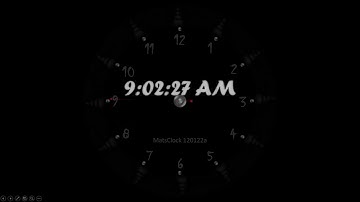 MatsClock 260122 - Free PowerPoint Digital Clock PPT Timer Date and Live Time Flashing Bazel