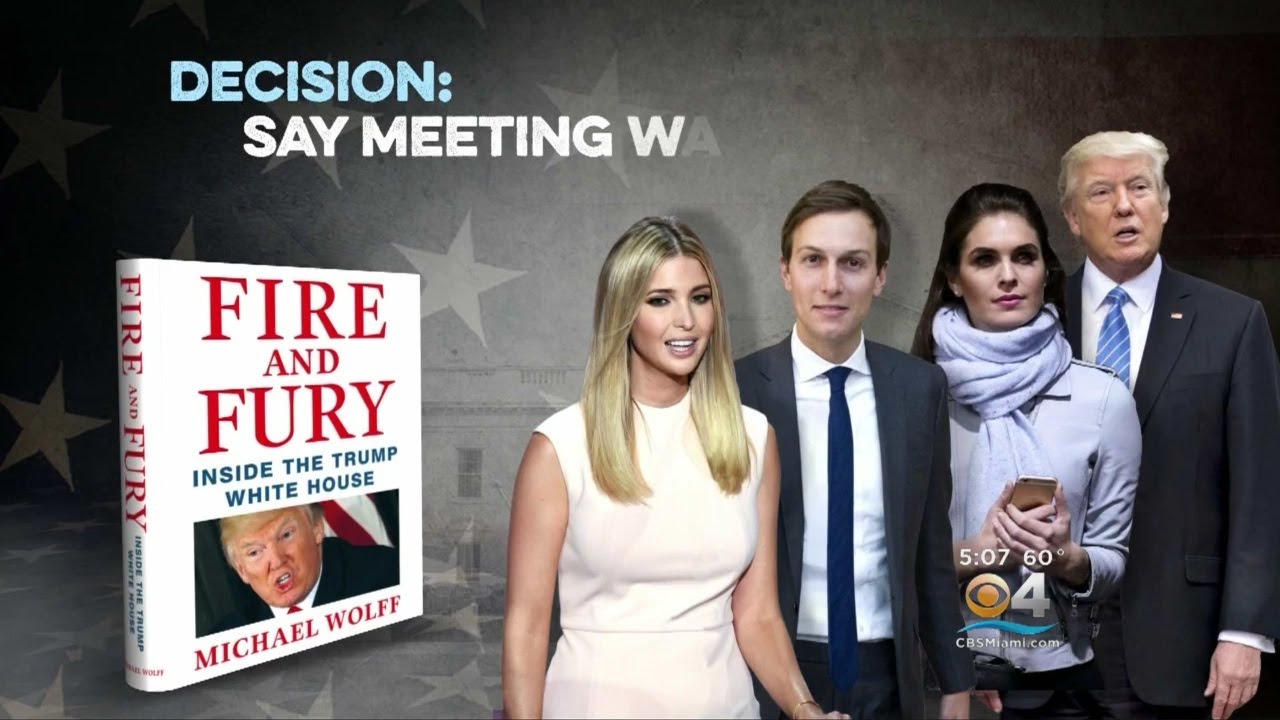 Trump Says "Fire And Fury" Full Of Lies, Misrepresentations