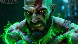 Kratos Awakens As The Hulk Ai Cinematic Hero Fusion Nextframe Studios