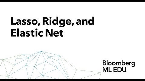 7. Lasso, Ridge, and Elastic Net