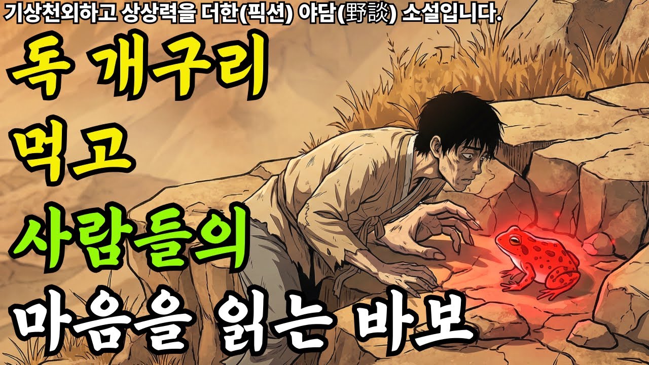 배고픔을 참지 못해 맹독을 가진 '적혈와(붉은 점박이 개구리)'를 산삼인 줄 알고 삼킨 뒤, 타인의 속마음이 귓가에 고함소리처럼 들리는 기이한 능력을 얻는다.