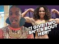 Claressa Shields &quot;ACT LIKE SHE ON ROIDS&quot; reaction to Alycia Baumgardner airplane run in!