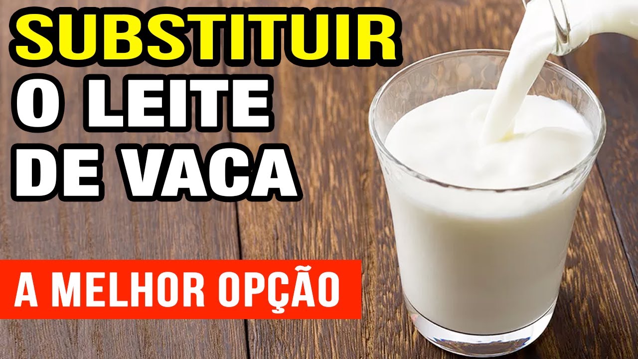 A MELHOR FORMA de SUBSTITUIR O LEITE DE VACA - Fácil, Barata e Ideal para Receitas