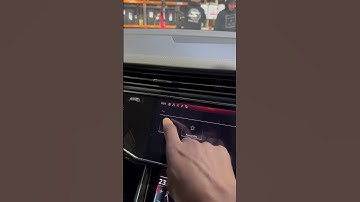 How to put 2021 Audi SQ8 into jacking mode locking air suspension in before lifting