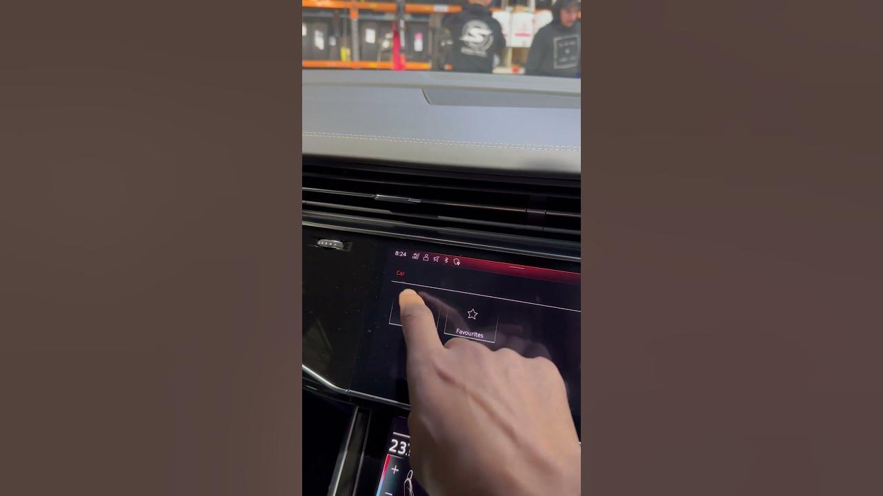 How to put 2021 Audi SQ8 into jacking mode locking air suspension in before lifting YouTube
