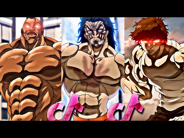 Baki BADASS ANIME MOMENTS TIKTOK Compilation Part 4 [With Anime And Song Names] class=
