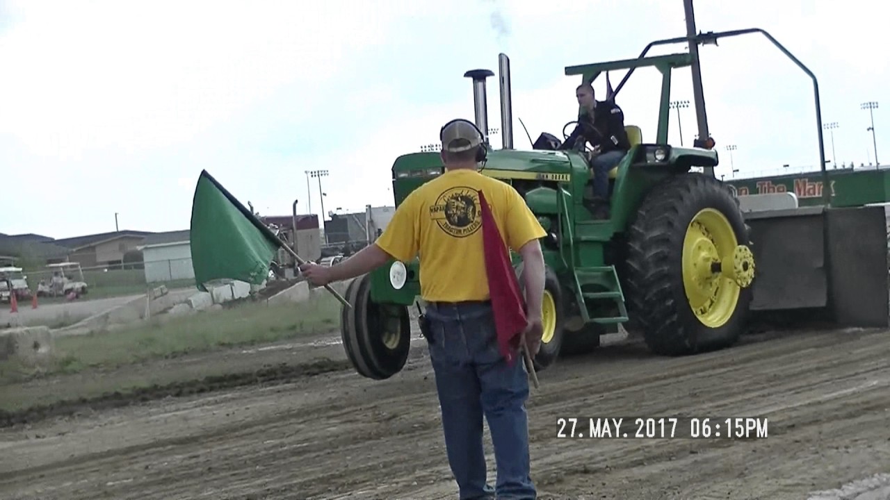 15,500LB FARM STOCK TRACTORS BUCKEYE FARM ANTIQUES SIDNEY, OH PULL MAY