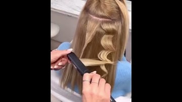 How to finger wave with a flat iron #clioveorganics #hairstylingtutorial