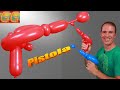 Pistola de globo - globoflexia facil - como hacer figuras con globos - gustavo gg