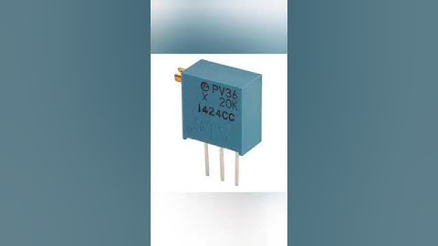 All types preset variables and potentiometers || #shorts #shorfeeds