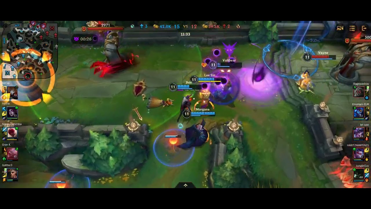 Jhin (ADC) vs Vayne - 14/2/5 A Emerald Ranked Match - Wild Rift Patch 5.0C