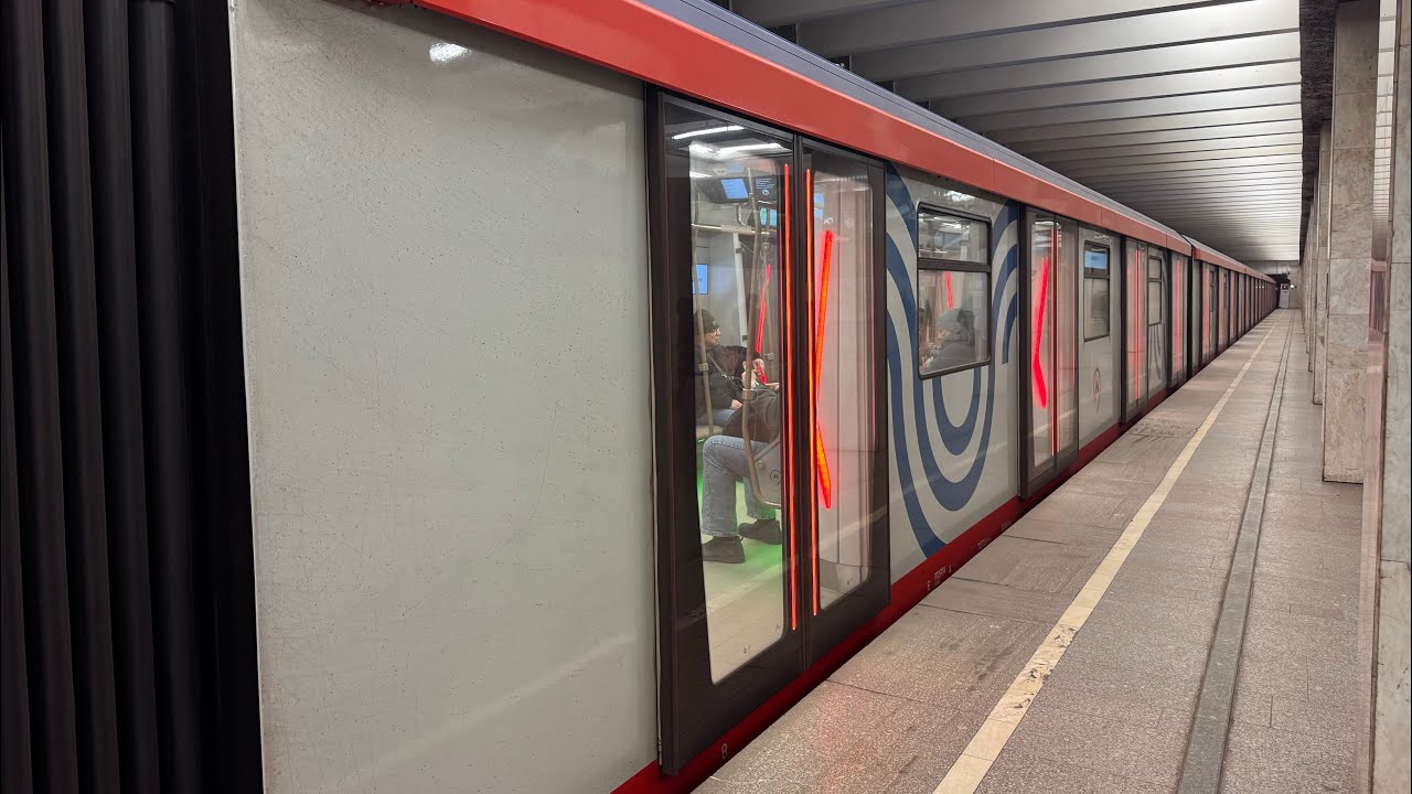 Замоскворецкая линия. Поездка на Москве 2026. От Ховрино до Красногвардейской // 6 марта 2026 год