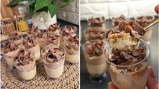 أرقى حلى بارد طعم ادماااانللمناسبات روعه لازم تجربوه حلويات سريعه | حلى سهل Easy dessert