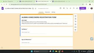 Google Worskspace: Google Form and Google Drive 