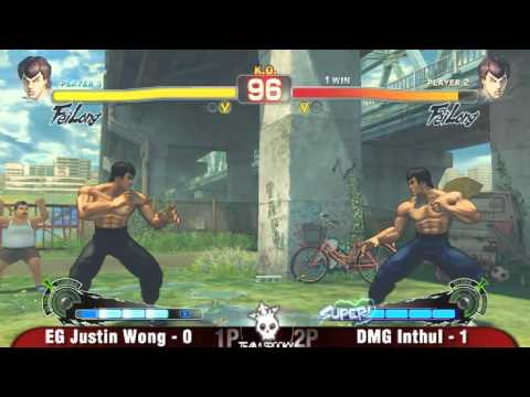 EG Justin Wong vs DMG Inthul PowerUp SSF4 Top 8