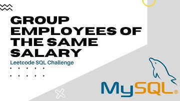 Group Employees of the Same Salary