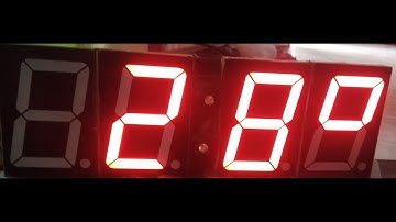 Clock & Temperature using PIC16F628A + DS18B20 + 2.3" LED CA Display (ทำงานได้จริง 100%) Version 1